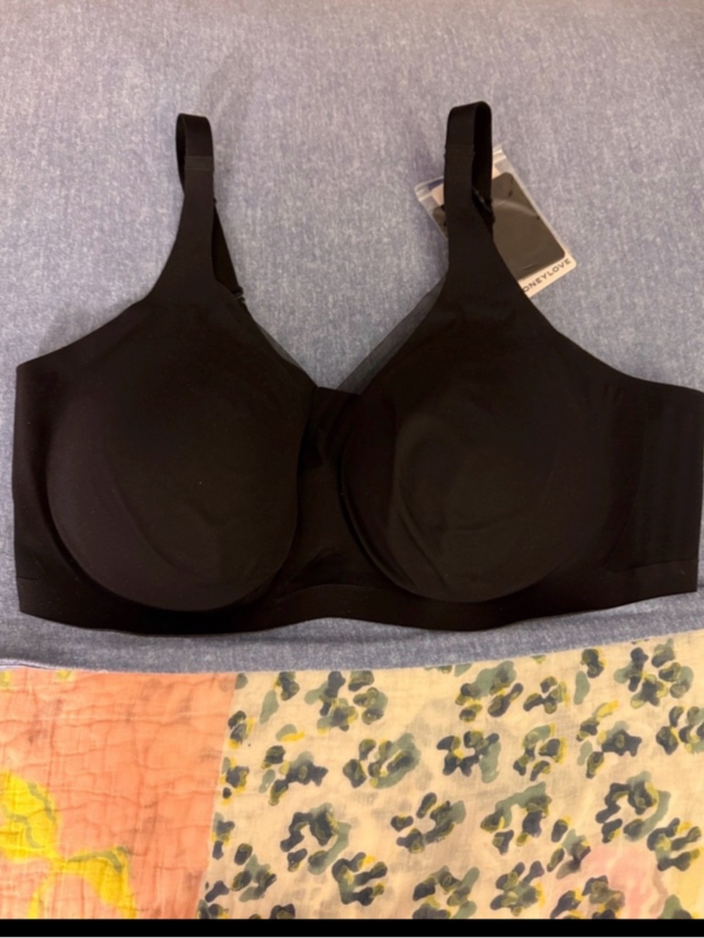 Honeylove Black Crossover Bra Size 2X New with Tags - Picture 2 of 16